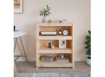The Living Store Libreria 80X35X97 Cm In Legno Di Pino Massiccio