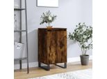 The Living Store Credenza Rovere Fumé 40X35X70 Cm Materiale Legno