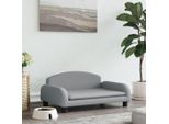 The Living Store Letto Per Cani Grigio Chiaro 70X45X30 Cm Tessuto