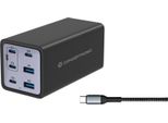 Conceptronic LadegeräT 4Port 200W 4Xusb-C 2Xusb-A+3-In-1 Sw (OZUL06BE)