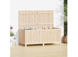 The Living Store Cassapanca Da Giardino 147X68X64 Cm In Legno Di Pino Massiccio