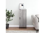 The Living Store Credenza Grigio Sonoma 34,5X34X90 Cm Materiale Legno