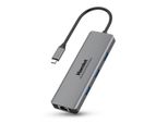 Hamlet HDKC-PD200 Replicatore Di Porte E Docking Station Per Laptop Cablato Usb 3.2 Gen 1 (3.1 Gen 1) Type-C Grigio
