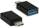 Hamlet XADTC-U2A-MF Adattatore Per Inversione Del Genere Dei Cavi Usb Type-C Usb Tipo A Nero