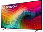 Lg Nanocell NANO81 86 Pollici Serie 86NANO81T6A, Tv 4K, 3 Hdmi, Smart Tv 2024