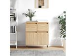 The Living Store Credenza Rovere Sonoma 60X35X70 Cm Materiale A Base Di Legno