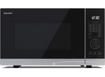 Sharp YC-PG234AE-S Forno A Microonde Nero, Argento Microonde Con Grill Superficie Piana 23 L 900 W