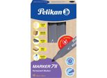 Pelikan 711 Marcatore Permanente Nero 10 Pz