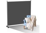 Jopassy Schermo Su Rotelle 1 Pezzo Antracite 187X181 Cm Divisorio Per Esterni Giardino Parete Divisoria Spagnola Parete Divisoria Per Ambienti