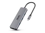 Hamlet HDKC-PD200U Replicatore Di Porte E Docking Station Per Laptop Cablato Usb 3.2 Gen 1 (3.1 Gen 1) Type-C Grigio