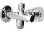 Schmiedl Gs Valvola Angolare Combinata GS0170 DN15 Cromo Con Maniglia Atmos Pvc
