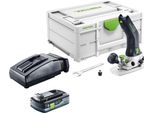 Modulo Batteria Festool Mfkc 700 Eb-Basic Fresatrice Per Bordi 18 V 8 Mm Brushless + 1X Batteria 4,0 Ah + Caricabatteria + Systainer