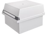 Han 954-11 Scatola Per Schede A4 Orizzontale, Per 1300 Schede, Grigio Chiaro