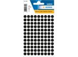 Herma 1849 Etichette Multiuso Nere Ø 8 Mm Carta Rotonda Opaca 540 Pz(T)