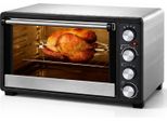 Syntrox Germany Minibackofen 45L 2000W mit Umluft und Drehspieß