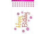 Artebene Card Emboss-Compleanno-Fiori-Laser