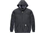 Carhartt Felpa Con Cappuccio E Zip Carbon Heather-M