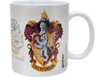 Harry Potter - Tazza Da Caffè, Grifondoro BS2286 (Taglia Unica) (Bianco/Bordeaux/Oro)