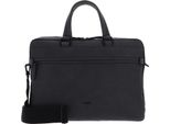 Picard Pelle Borsa Da Ufficio Borsa A Tracolla Con Scomparto Per Laptop Casual Business Bag Black Nero