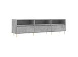 Mobile Tv Grigio Cemento 150X30X44,5 Cm Materiale A Base Di Legno
