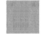 Vidaxl Tappeto Shaggy Pamplona A Pelo Alto Moderno Grigio 240X240 Cm