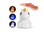 Luce Notturna Per Bambini Unicorno A Led In Silicone