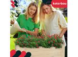 Kotarbau® Fioriera In Legno Per Esterni Fioriera Lunga 79 Cm Larga 39 Cm Bianco Fioriera In Legno Per Esterni Per Terrazzi E Balconi Fioriera In Legno Per Erbe Aromatiche
