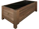 Kotarbau® Fioriera In Legno Per Esterni Fioriera Lunga 79 Cm Larga 39 Cm Marrone Fioriera In Legno Per Esterni Per Terrazzi E Balconi Fioriera In Legno Porta Erbe