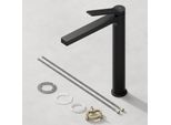Emke Rubinetto Bagno Nero Opaco 335X233X46Mm, Ottone, Cartuccia Ceramica, Miscelatore Bagno, Miscelatore Lavabo, Miscelatore Lavabo