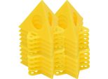 20 Pcs Impilabili Pittura Stand Mini Cono Vernice Rack Tela Armadio Porte Supporto Riser Per Persiane Mobili Artigianato Modanature