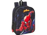 Zaino Scuola Spider-Man Attack Nero 22 X 27 X 10 Cm