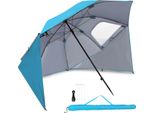 Ombrellone Da Spiaggia Jayseuw 210 Cm Protezione Uv 50+ Inclinabile Con Picchetto Borsa Per Il Trasporto Idrorepellente Ombrellone Da Spiaggia Ombrellone Da Giardino Ombrellone Da Balcone Azzurro Cielo