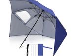 Ombrellone Da Spiaggia Jayseuw Ombrellone 210 Cm Protezione Uv 50+ Inclinabile Con Picchetto Borsa Per Il Trasporto Idrorepellente Ombrellone Da Spiaggia Ombrellone Da Giardino Ombrellone Da Balcone Blu