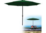 Ombrellone Jayseuw Ombrellone A Braccio Laterale 350 Cm Con Protezione Uv, Manovella Verde Ombrellone Da Giardino Ombrellone Da Mercato Ombrellone Da Spiaggia
