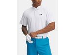 Under Armour Golf Tee To Green Pique Polo A Maniche Corte Bianco M Uomo Bianco M