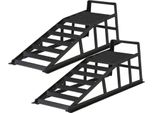 Set Di 2 Rampe Di Carico Wiltec Fino A 2 Tonnellate Per Coppia, 940 X 310 X 270 Mm, Rampa Di Carico Per Veicoli, Rampe Di Carico In Acciaio