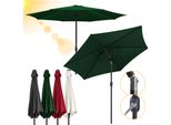 Yakimz Ombrellone Ø3,5M Ombrellone Da Giardino Ombrellone Da Patio Ombrellone A Sbalzo Ombrellone Da Spiaggia - Verde