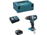 Trapano A Percussione Makita DHP484RTJ1 (1 X 5,0 Ah + DC18RC + Makpac 2)