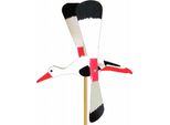Mulino A Vento Da Giardino Large 47Cm Cicogna | Decorazione Da Giardino | Spaventapasseri | Mulino A Vento Da Giardino | Figura Di Cicogna | Decorazione Da Balcone