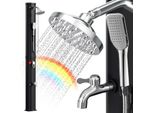 Doccia Solare Bettizia 20-60 Litri - Fino A 60 °C - Con Soffione Orientabile, Doccia Per I Piedi E Tubo Da Giardino