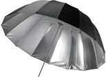 Walimex Pro Ombrello Riflettente Parabolico Nero/Argento Ø 129 Cm Per Una Luce Ricca Di Contrasti