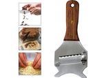 Grattugia Per Tartufi Grattugia Multifunzionale Per Tartufi In Acciaio Inox Rasoio Per Burro Con Manico In Legno