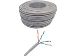 Cavo Di Rete Lan Intrecciato Netrack Cat 6 Utp, Grigio, 100 M, Cca