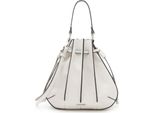 L.Credi Borsetta Borsa A Tracolla Rahmi Hobo Bag Light Gray Avorio