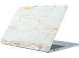 Inf Custodia Rigida Pc Effetto Marmo Oro Bianco Per Macbook Pro 16 A2141