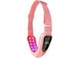 Inf V-Face Massaggiatore Lifting Viso 12 Livelli - Micro Vibrazione & Led Rosa