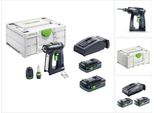 Trapano Avvitatore A Batteria Festool C 18 Hpc 4.0 I-Plus
