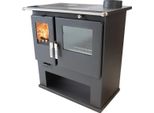 Verso Cs Inox - Elegante Cucina A Legna Da 7,7 Kw Con Forno E Piano Cottura In Acciaio Inox