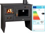 Stufa A Legna Prity 2P41 – 15,2 Kw, Con Forno E Piastra Metallica – Classe A