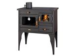 Stufa A Legna Prity 1P34L – 10,1 Kw, Con Forno E Piastra In Metallo, Apertura A Sinistra – Classe A